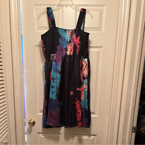 YITEMEI Women’s Print Lounge Dress with Elastic Top. Sz 14. (Bust 40”) - Picture 3 of 4